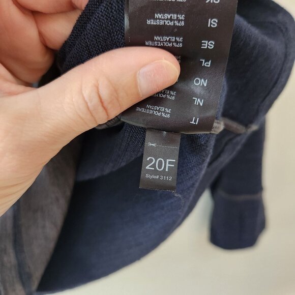 Kuhl Grey Blue Quarter Zip Sweater Hiking Camping Long Sleeve Sweater Men's S - Picture 9 of 9